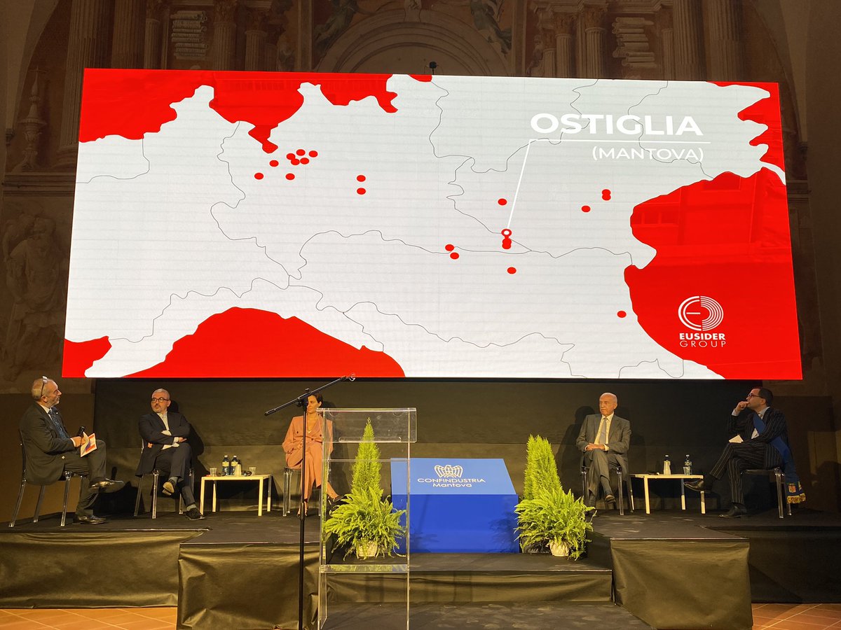 MariaAnghileri's tweet photo. Mantova si trova in una posizione strategica da un punto di vista industriale. Nel cuore e all'incrocio delle regioni più produttive del Nord Italia, rappresenta per #Eusider un polo logistico ideale per creare #lavoro, sviluppo economico e sociale @AssindMantova @ConfindustriaL https://t.co/VIk7kYibSA