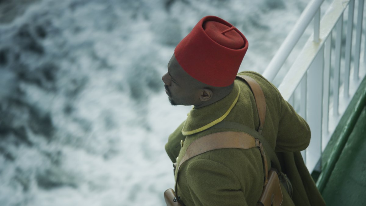 bristolmuseum's tweet photo. 'Those who do not move do not notice their chains' – Rosa Luxemburg. Mimesis: African Soldier by John Akomfrah opens on 1 October. The film installation tells the untold story of the colonial soldiers in World War I. Luxemburg's quote hints at the changes the war brought. https://t.co/E0dIX5Rrzl