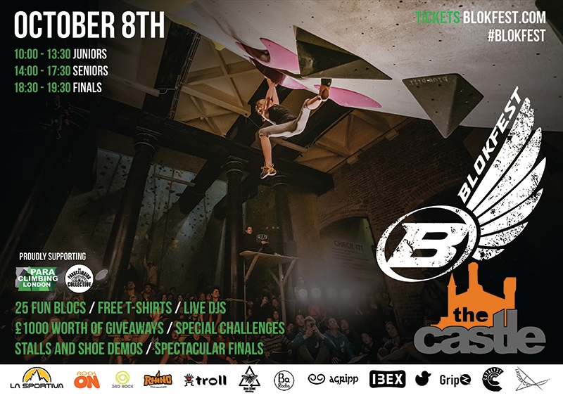 Blokfest is BACK and we can barely contain our psych! 

Feel free to just come to spectate but we recommend buying yourself a competitor ticket and taking part in Blokfest's grand return. Just £22 for adults, includes a free t-shirt to rock for evermore. 

l8r.it/phjw