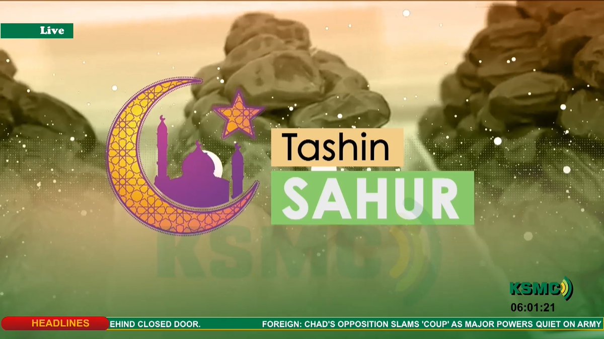 KSMCNewsNG's tweet photo. TASHIN SAHUR
https://t.co/4CLLfCOIvk
@elrufai
@ibrahim_ismai
@muftimenk
@ProfIsaPantami
@InsideKaduna_
@SunnahPubs
@QuranNsunnah 
@fadila_shafiu https://t.co/IHQdv4LfPi