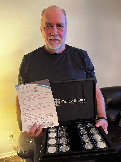 QS_Global's tweet photo. CONGRATULATIONS SAMUEL SIMMONS!
He completed the #ProjectS4 90 Day Challenge!
"I joined #QuickSilverGlobal because of the great work they do supporting Feed My Starving Children. Thank you for supporting such a worthwhile organization. Let's work together to feed 10 million kids. https://t.co/PfLAXFmTjo