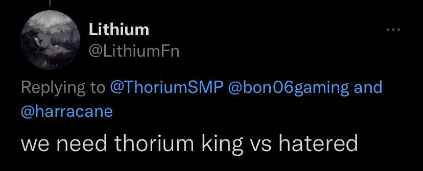 Thorium SMP tweet media