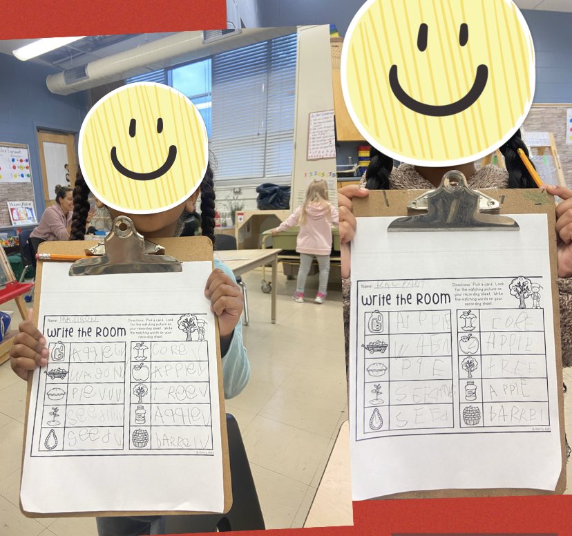 milikuli's tweet photo. Two of our #WriteTheRoom superstars 🍎🍏 #Kindergarten https://t.co/fhWFALBdcv