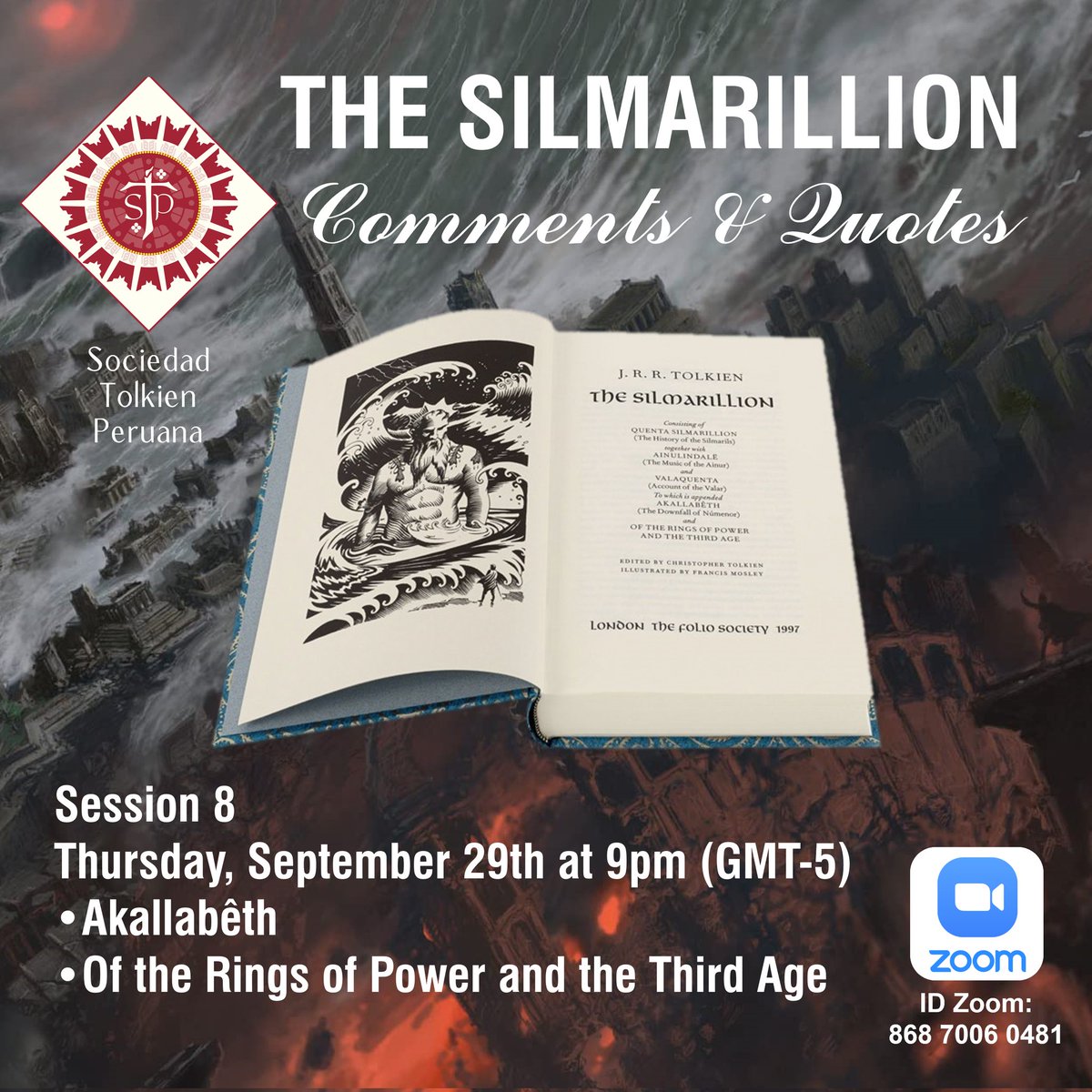🌟The Silmarillion🌳
📖Comment &amp; Quotes - Session 8📚
Be ready to share what struck you the most about each of them!
#jrrtolkien #tolkienperu #thesilmarillion #valar #comments #quotes #dictionary #peru #silmschool #tuor #earendil #akallabeth #rings #theringsofpower #lortonprime