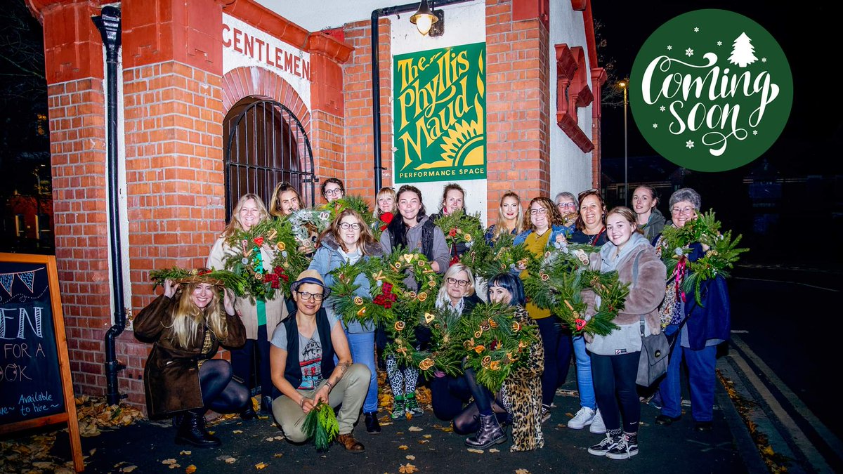 WomenOfNewport's tweet photo. Announcement! Our popular last year wreath workshops are coming back 😎📢 how exciting?! More information soon. Location: Phyllis Maud Performance Space. #newport #cardiff #swansea #welshbiz #welsh #Wales https://t.co/02gUgrk737