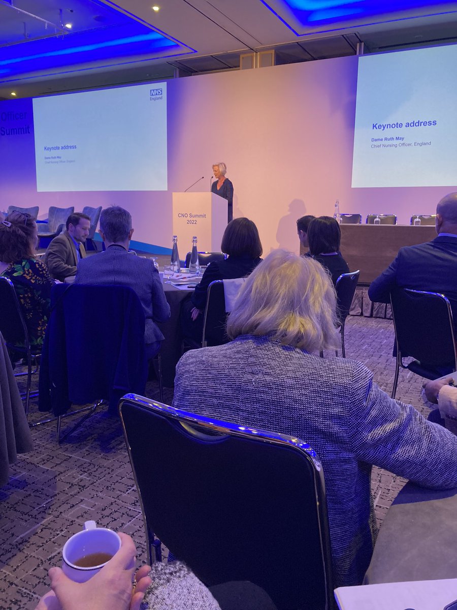 The end of day 1 #CNOSummit2022 with the keynote address delivered by Dame Ruth May. Very inspirational and emotional first day thank u