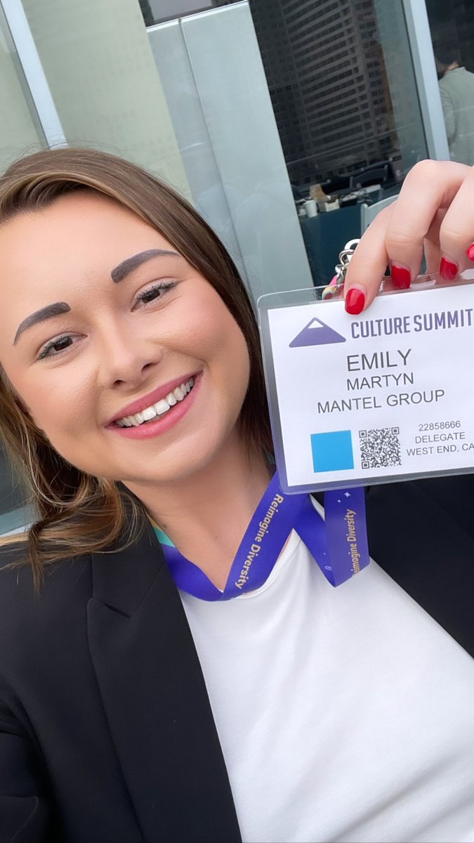 EmilyMartyn4's tweet photo. Culture Conference in San Francisco, compliments of my awesome company? Don’t mind if I do 😍👏 #MantelGroup #LoveWhatYouDo @CultureSummitHQ https://t.co/k6NOAiQNxo