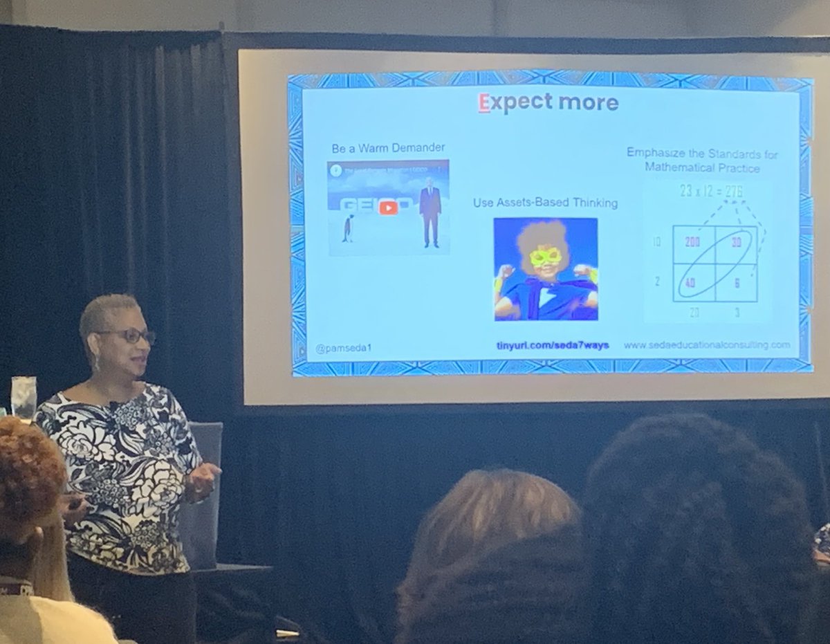 High Expectations for ALL… students and teachers!  Thank you Dr. Seda for the reminder.  #NCSM22 <a href="/pamseda1/">Dr. Pamela Jones Seda</a>