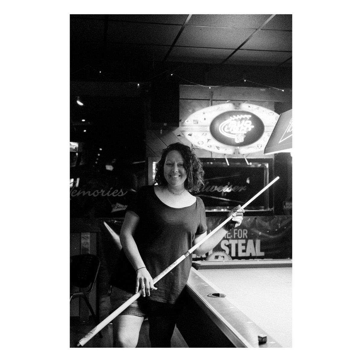 Challenging the locals at a dive bar in Sarasota, Florida. #fujifilm #portrait #photography #peopleofthepub