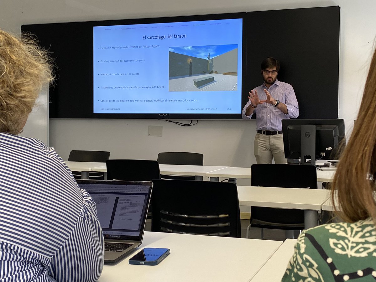 LauraRaya5's tweet photo. Empezamos con los TFMs relacionados con el Proyecto Reactive, realizado junto con el Hospital de La Paz. Juan Jesús Ruiz, Marc Fabián y Adrián Ron han finalizado de forma sobresaliente el Máster Universitario en Computación Gráfica, Realidad Virtual y Simulación de U-tad. https://t.co/lzojbQ89TX