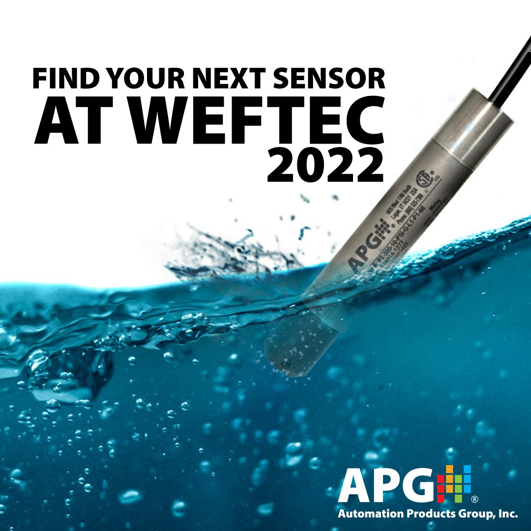 apgsensors's tweet image. Find your new favorite sensor at APG's @WEFTEC 2022 booth! Our experts will be at booth #4111 to help you find your next measurement solution!
Learn more about our powerful PT-500, one of the sensors you can find at the show: bit.ly/3eKsm1f
#APGSensors #WEFTEC