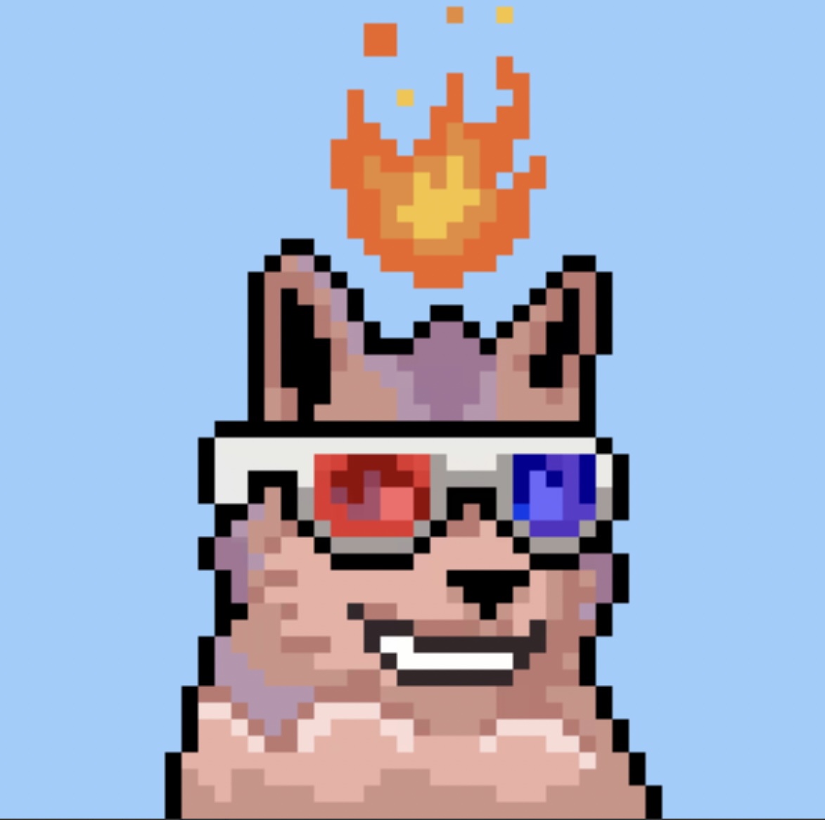 JrooCapital's tweet photo. @MoonrunnersNFT One of my day ones! Favorite MoonRunner with the 3D glasses 🔥 #NogardRising https://t.co/zoEe4Xg5JK