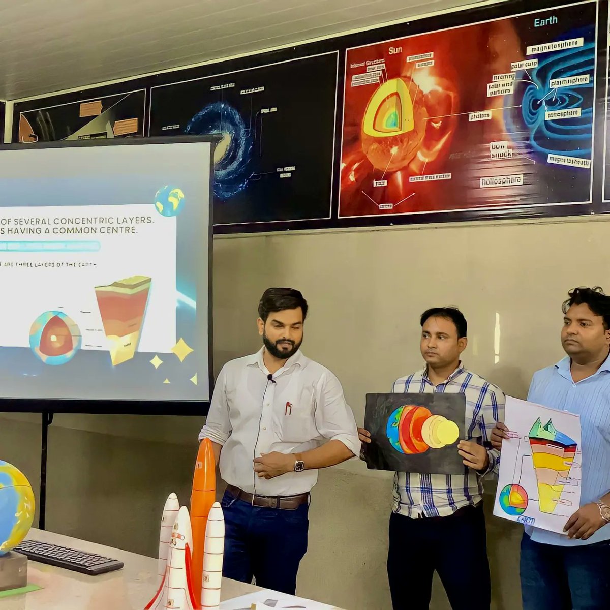 RahulDev5's tweet photo. Demonstration session for teachers under #shikshakparvis conducted at K.G.S.(Co-Ed)Vidyalaya byRahul Dev Rai on topic Inside our Earth.
Celebrating #शिक्षकपर्व 
@SCERT2021 @Minister_Edu
@NCERT @EduMinOfIndia
@DelhiGovtSchool #socialscience
#humareyteachersabsaybest
#ShikshakParv https://t.co/vFsqDncLDh