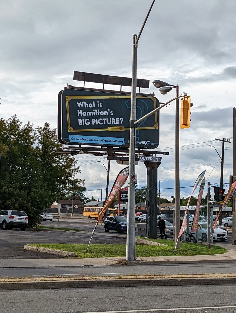 HamiltoNEXTca's tweet photo. SPOTTED! HamiltoNEXT advertising is making it's way through the city! Have you spotted any yet? 

#HamOnt #FrameOurFuture #HamiltonVotes2022 #yhmvote https://t.co/duZTVOOP4d