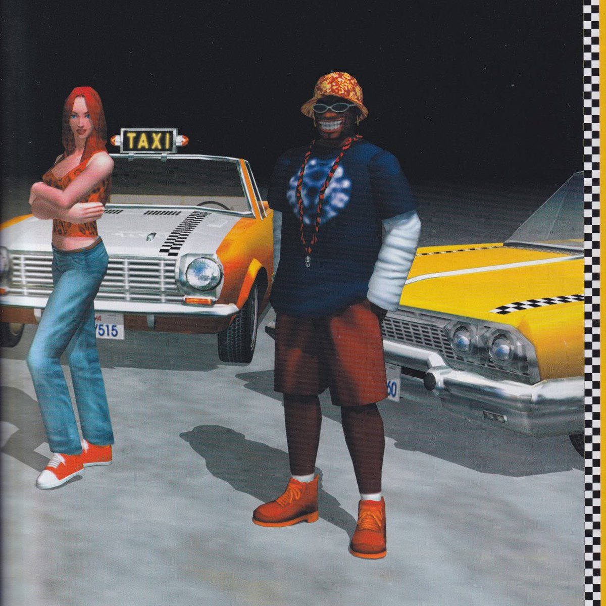 Crazy Taxi Cabbies in Dreamcast Magazine (UK, Issue 5, 2000)