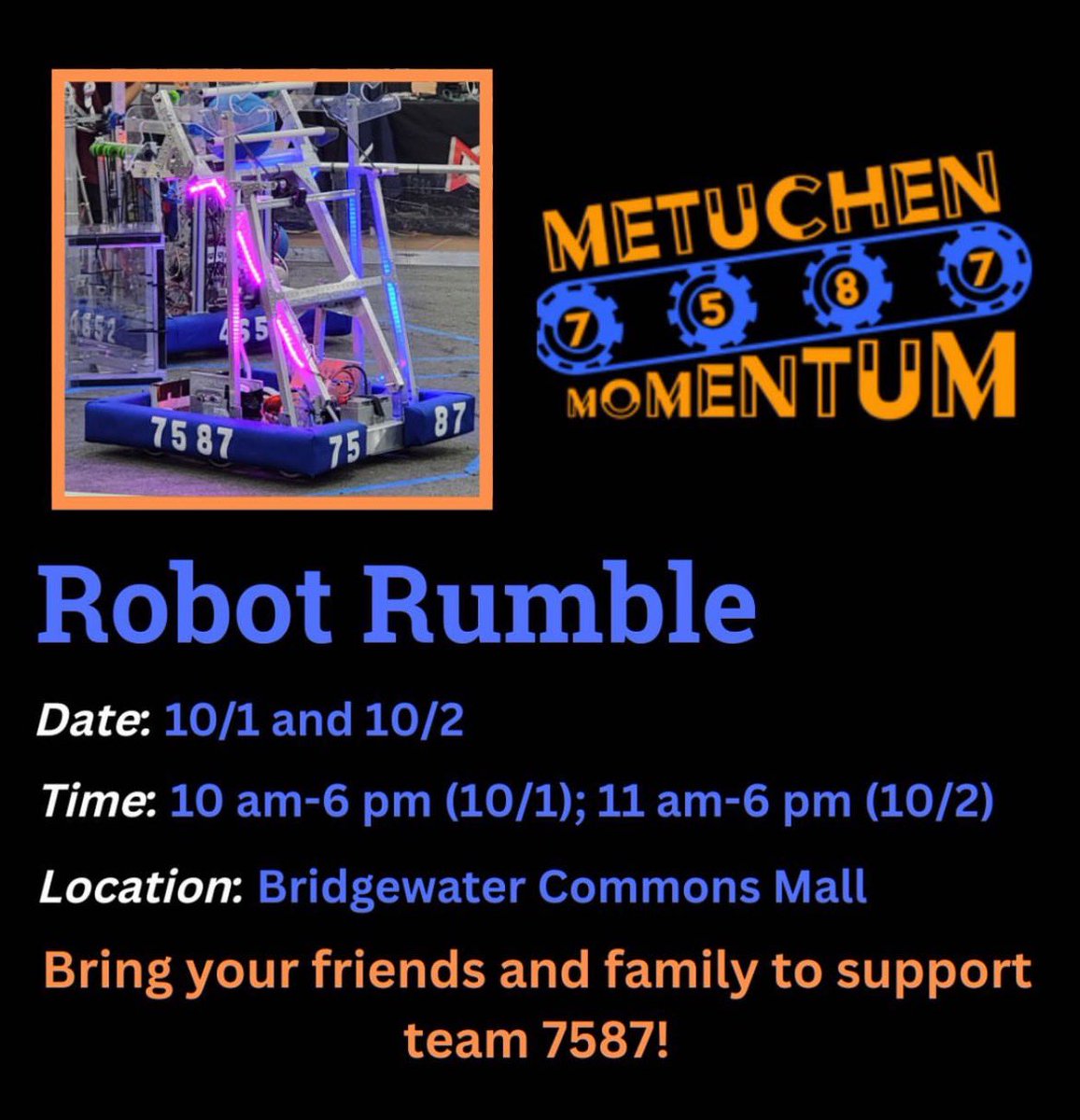 Metuchen Momentum | FRC Team 7587 tweet media