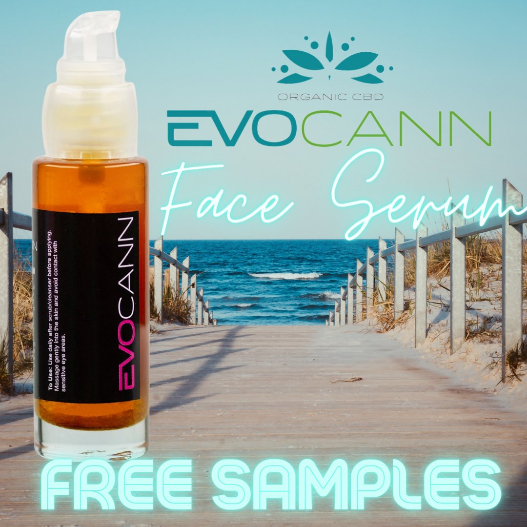 EvocannWellness's tweet photo. Happy Wednesday Everyone! Check out our popular Evocann Face Serum designed to deeply moisturize and nourish delicate facial skin. 100mg of CBD Per 1oz Glass Pump Jar. Try it for Free today just pay shipping! 

https://t.co/chxtPliLRH

#Mmemberville #StonerFam #CBD #Wellness https://t.co/iK0oALHCut