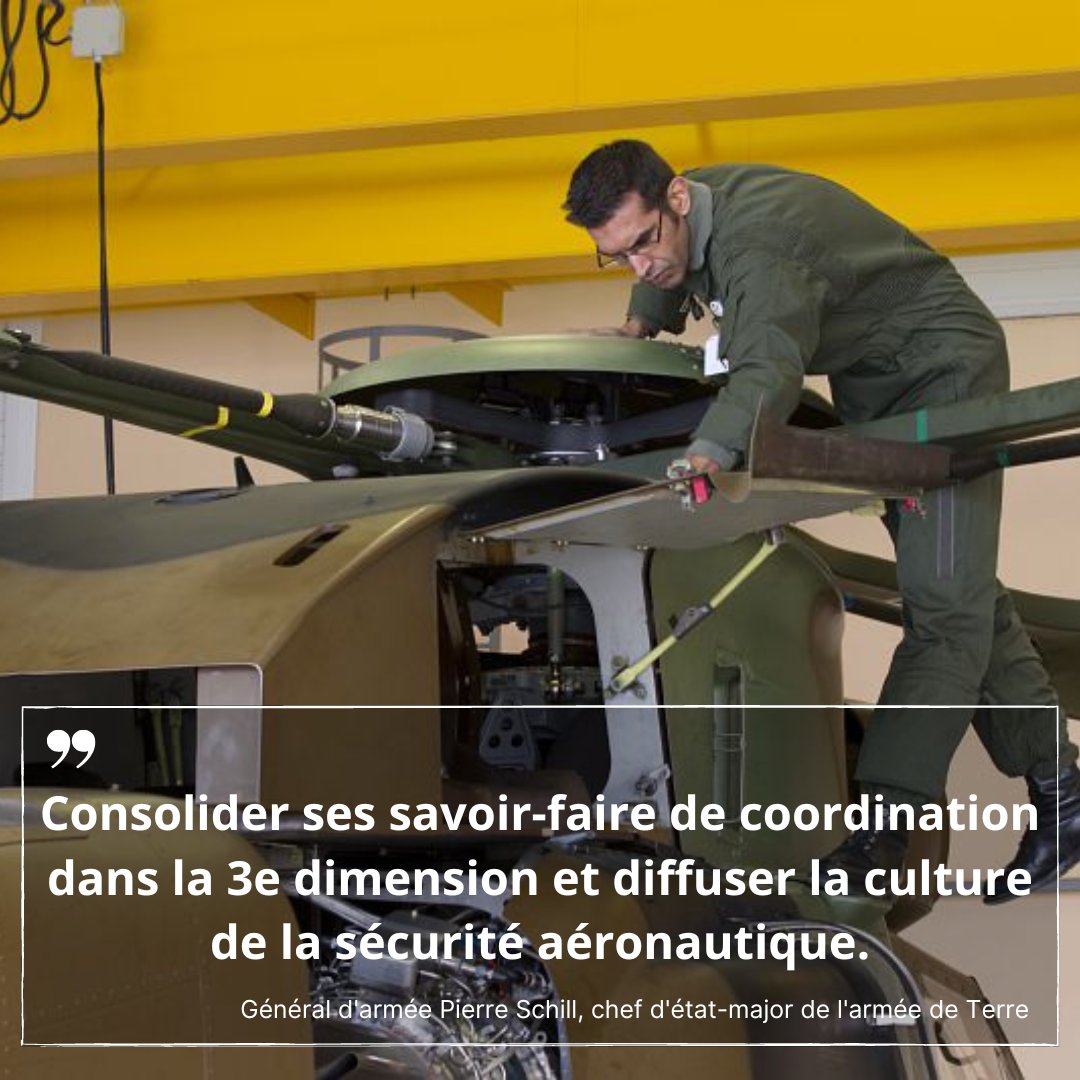 Gouv_mili_Lyon's tweet photo. #MercrediCitation
"Consolider ses savoir-faire de coordination dans la 3e dimension et diffuser la culture de la sécurité aéronautique."
Général d'armée Pierre Schill, chef d'état-major de l'armée de Terre
#GAMSTAT https://t.co/z9iLXYfNx5