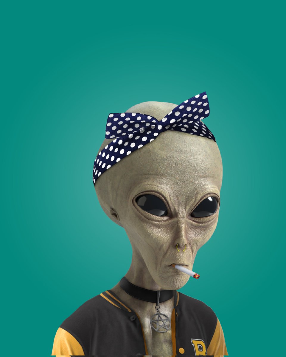 creasyisme's tweet photo. MY NEW NFT 💥 ALIEN GANG CHARACTER 

#NFT #NFTs #Web3 #NFTCommuntiy #nftarti̇st #NFTdrops #NFTcollectibles #NFTsales https://t.co/K6TMAp9AkG