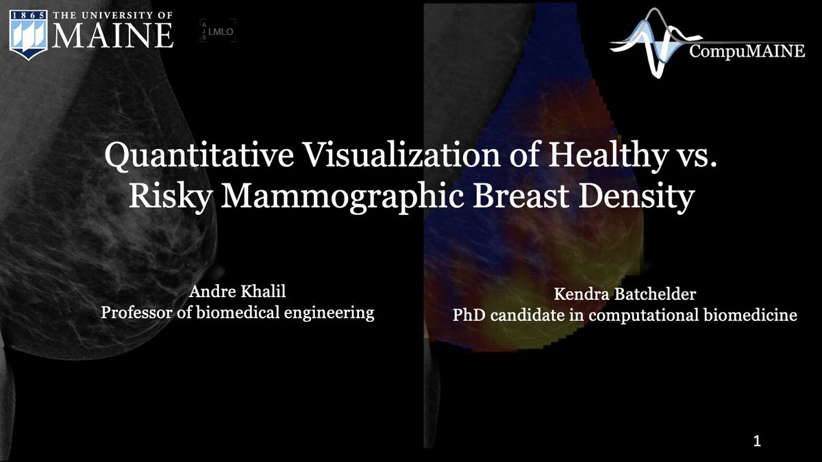 Thank you #WhyMD2022 for giving us the opportunity to present our work on risky breast density at the Why Study Mammographic Density? conference.

More updates on the project will be presented at #RSNA22.

#WhyMD2022
