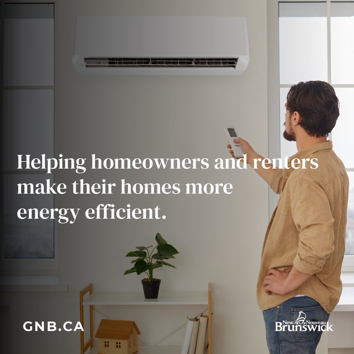 Gov_NB's tweet photo. We’re partnering with @NB_Power to help homeowners and renters make their homes more energy efficient and reduce their monthly power bills. 
https://t.co/JMxAeClI7F https://t.co/MuRbNJt4ke