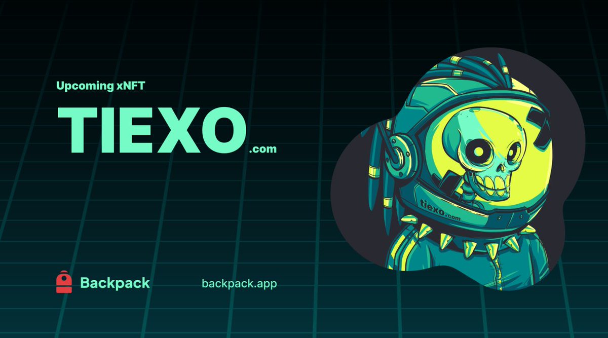 TIEXO has built an xNFT application on the 
<a href="/xNFT_Backpack/">Backpack 🎒</a> mobile operating system 👏

backpack.app is a home for web3 builders and represents a shift in how we interact on the blockchain 🎒

Are you wondering what an xNFT is? Follow me!