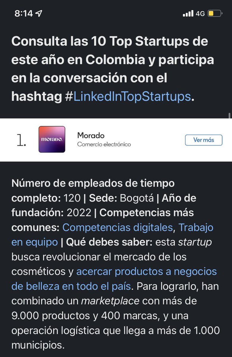 vaneguerrero08's tweet photo. Muy orgullosa de que barranquilleros estén generando estas buenas noticias! 💜💙🚀
Muy orgullosa de que pertenezcan a @EndeavorCol 💪🏻
Muy orgullosa de ser su KAM 😇#Farmu #Morado https://t.co/9rvG7eABgR