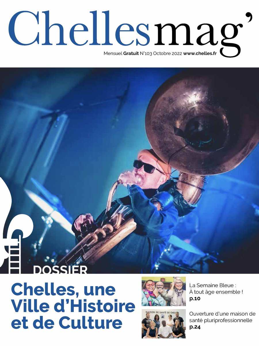 VilleChelles's tweet photo. [CHELLES MAG'] 
📮 Le Chelles mag' du mois d'octobre est en ligne! 😉
➡  Consultez-le ici : https://t.co/RMvGUcfSob
#chellesmag #information #actualité #Villedechelles https://t.co/1SNgJSh8yD