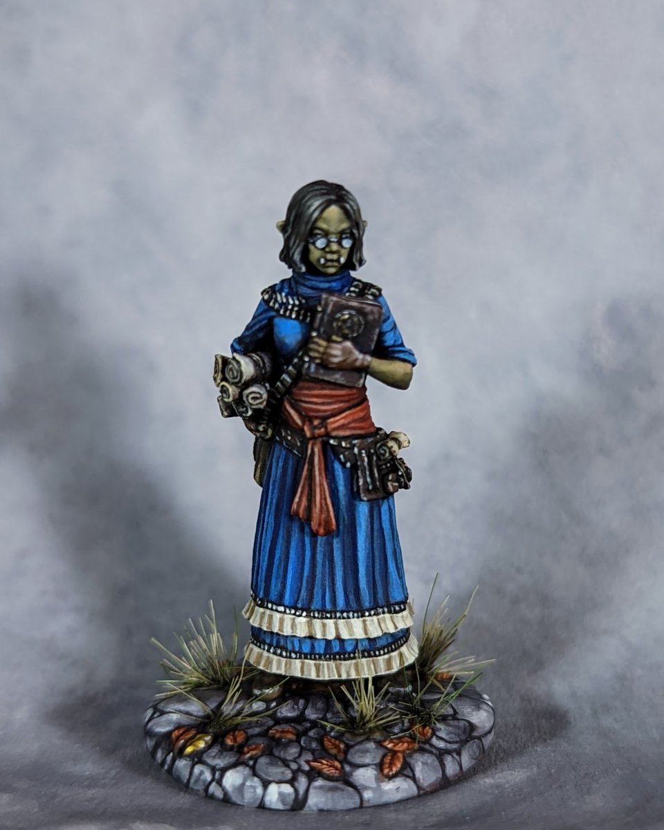 To kick off our 20th Anniversary Celebration - we have 20 new releases on the Dark Sword site! This Female Half Orc Scholar that was hand-sculpted by the legendary Tom Meier with concept art and the studio model painted by Kat Martin is just one of the 20 new releases. Enjoy!
