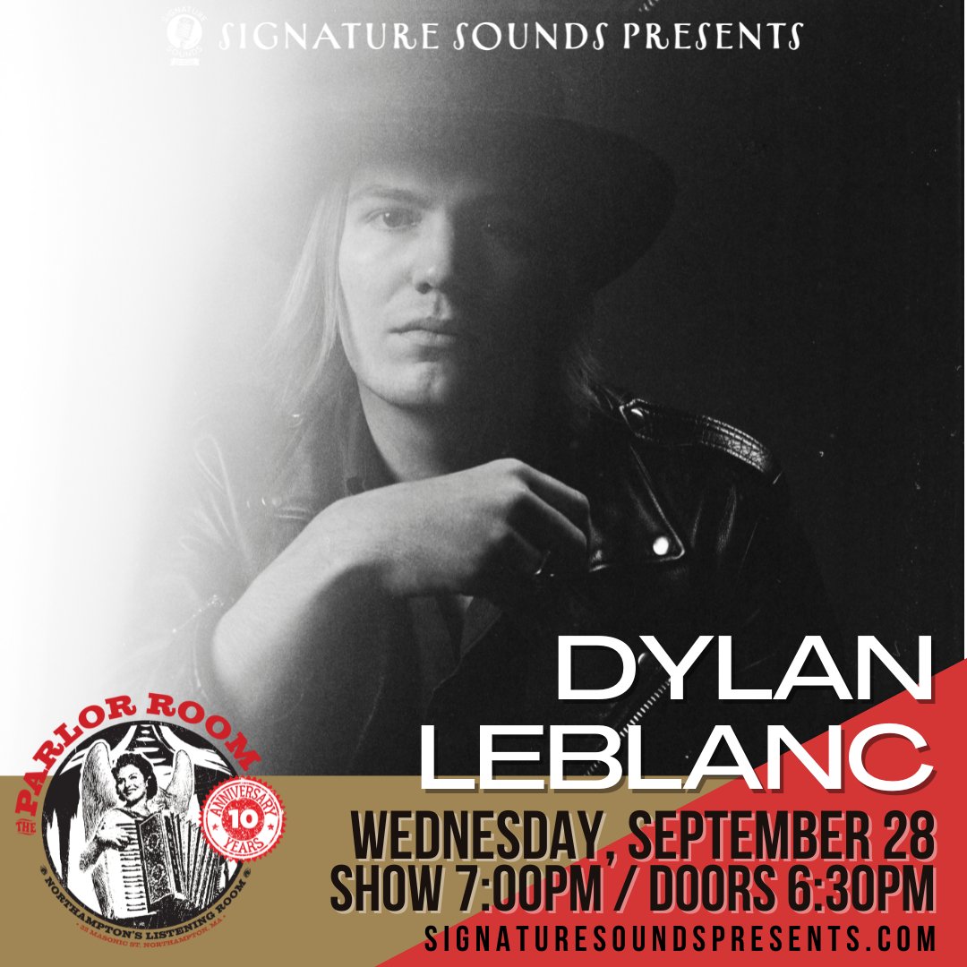 TONIGHT - Dylan LeBlanc performs at The Parlor Room at 7pm. Doors at 6:30pm. Tickets available at the door + here: fulgen.com/client/ssprese… ⚡️ #10yearsoftheparlorroom #dylanleblanc