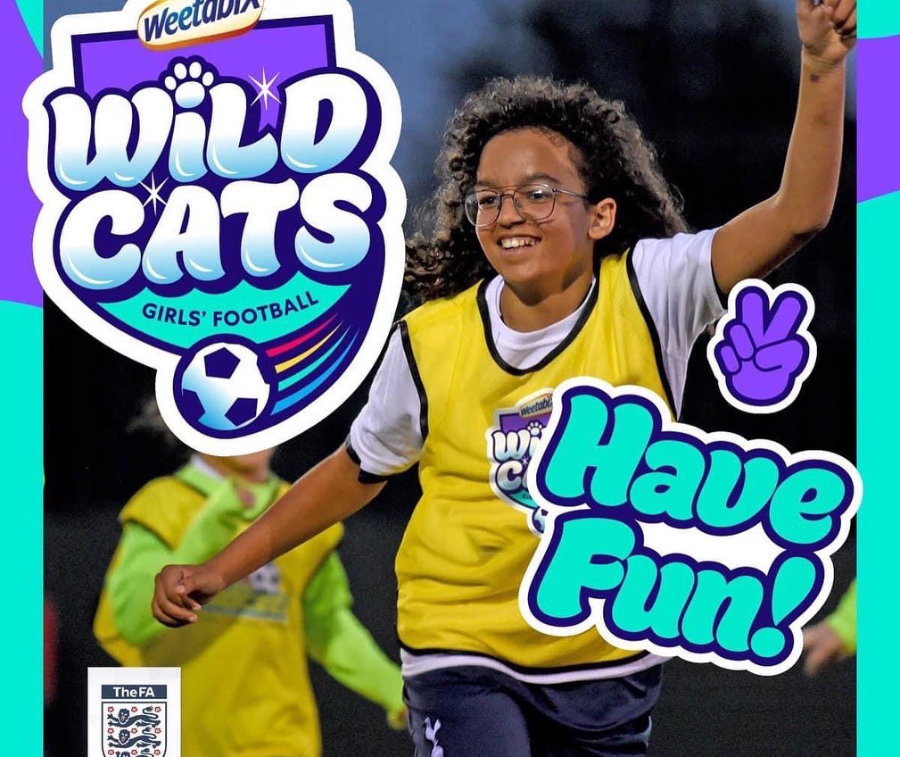 Don’t forget this Fridays wildcats session 17:00-18:00 Ringmer 3G Open to all girls aged 5-12 who would love the chance to get involved in football! If you are interested, drop is a message or simply come along to one of our Friday sessions