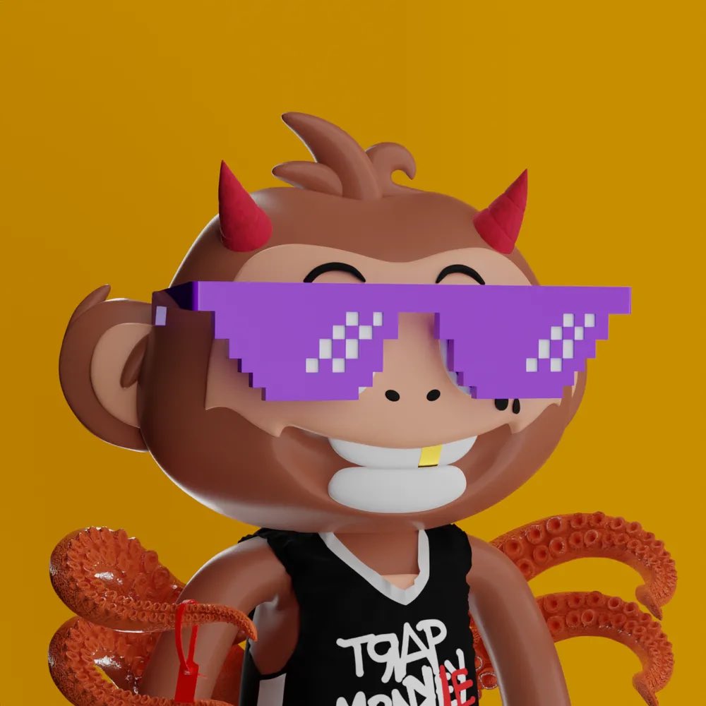 TrapMonkie's tweet image. 🏆 TrapMonkie NFT Giveaway 🎉🐒

🍌 Join Discord: discord.gg/GfKE9ZU9Kn
🍌 Follow @TrapMonkie
🍌 RT + TAG 3

#TrapMonkie #FREEMINT #NFT