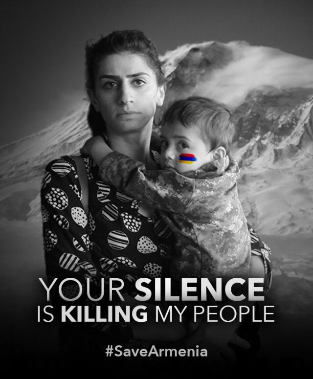 zarzavatdjian's tweet photo. On ne peut pas rester muet face à la menace turco-azéri qui plane sur l’Arménie.
Non au silence, non à l’indifférence, non à l’inaction.

#StandWithArmenia #StopAliyev #sanctionAliyev @SoMabrouk @franceonu @UEFrance @CNEWS https://t.co/mT7ddIYrwN