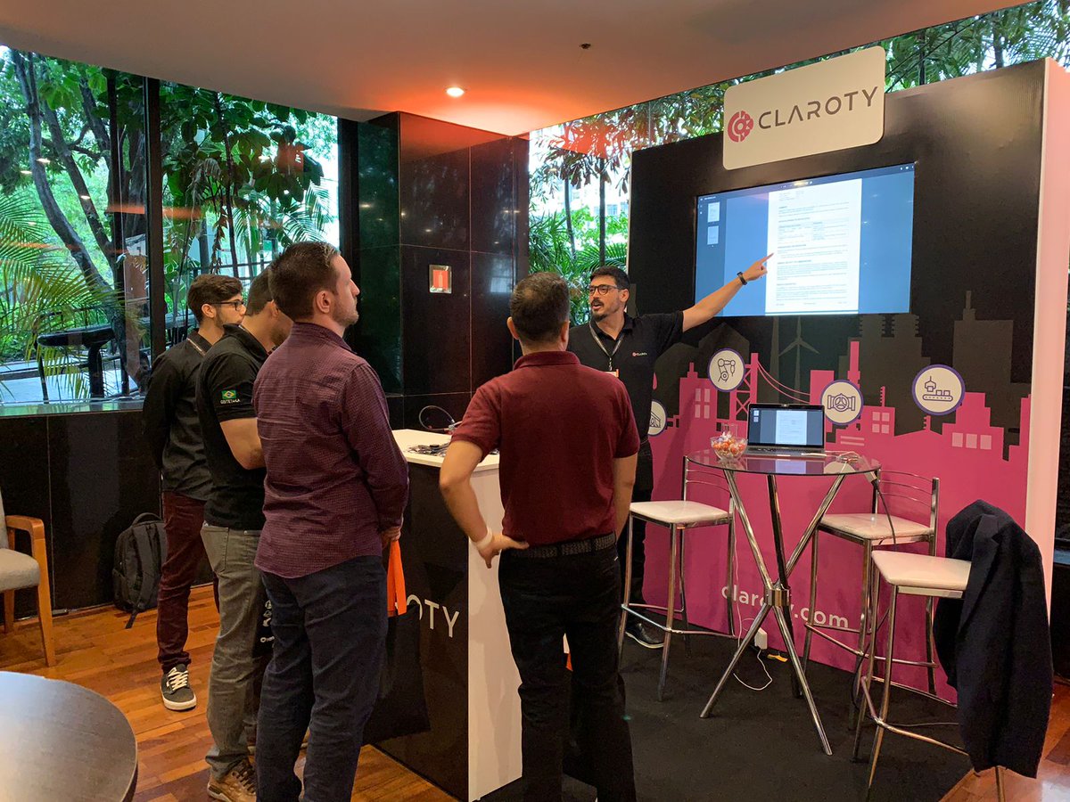 Claroty's tweet photo. Venha nos visitar no evento Cyber Security Summit 2022 no Tivoli Mofarrej São Paulo, 28 e 29 de Setembro. #CSSB2022 https://t.co/rgcsqBmkeS