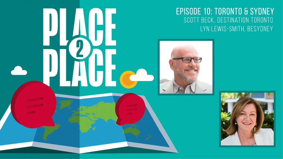 citynationplace's tweet photo. Scott Beck @SeeTorontoNow catches up with @lynbesydney @BESydney to discover how legacy is driving their business event strategy and how cities can respond to the 'new normal' with a focus on long-tail impact in this #Place2Place episode. https://t.co/Ae9I1Sln7H https://t.co/ojI6zqNnKw