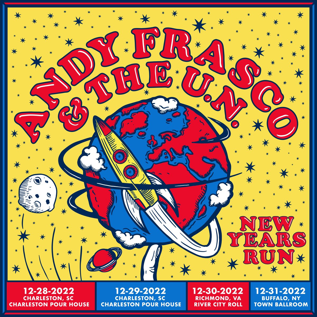 andyfrasco's tweet photo. NYE run announced.. Charleston, Richmond &amp; Buffalo 💜💛 https://t.co/0sbMsj3Rgp