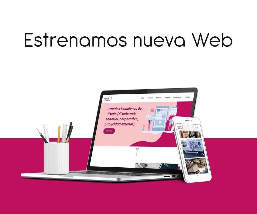 NocbaCreative's tweet photo. ¡Tenemos nueva web!
Nos moríamos de ganas de compartirla con vosotros.

Os invitamos a echarle un vistazo, tenéis el link en nuestra bio o podeis entrar en https://t.co/3UaAO3qQUF

¿Qué os parece?

#estrenoweb #marketing #web #nuevaweb #webnueva #diseño #diseñográfico #agencia https://t.co/2ebuTpS5CY