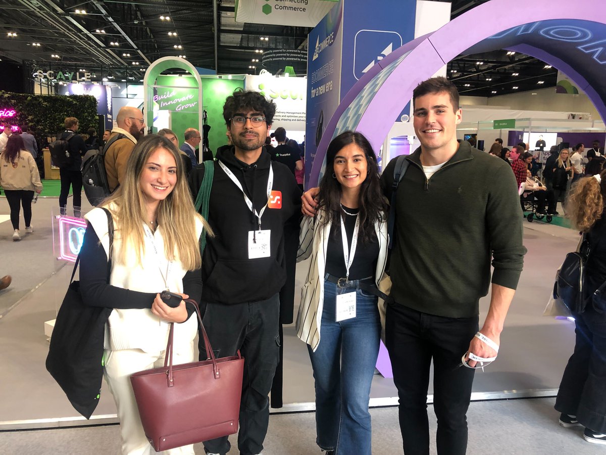 Our Super sales team, quite literally, networking &amp; learning at <a href="/ecommerceexpo/">eCommerce Expo</a> today