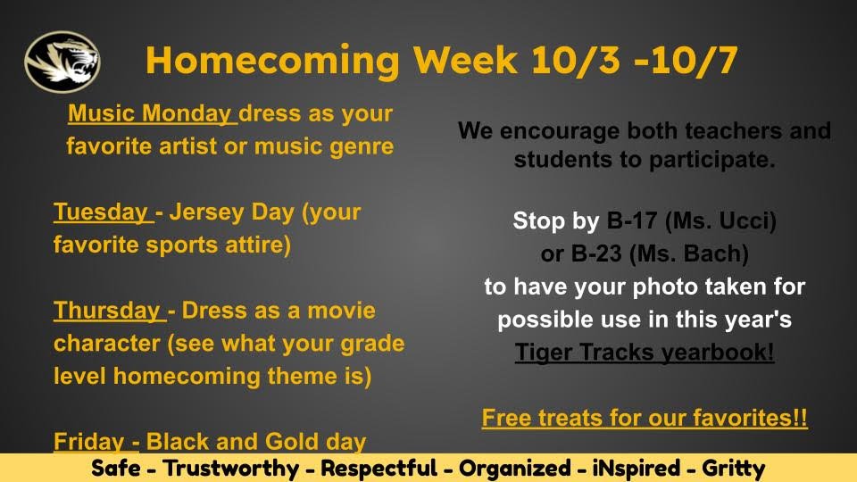 Homecoming week