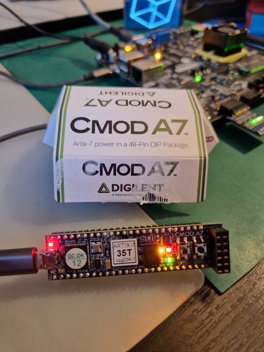 splinedrive's tweet photo. New family member is arrived #cmoda7 #digilent #artix7 #xilinx ordered for 5 month ago...nice to have some small and powerful stuff from xilinx https://t.co/Tz5DbY5zUf