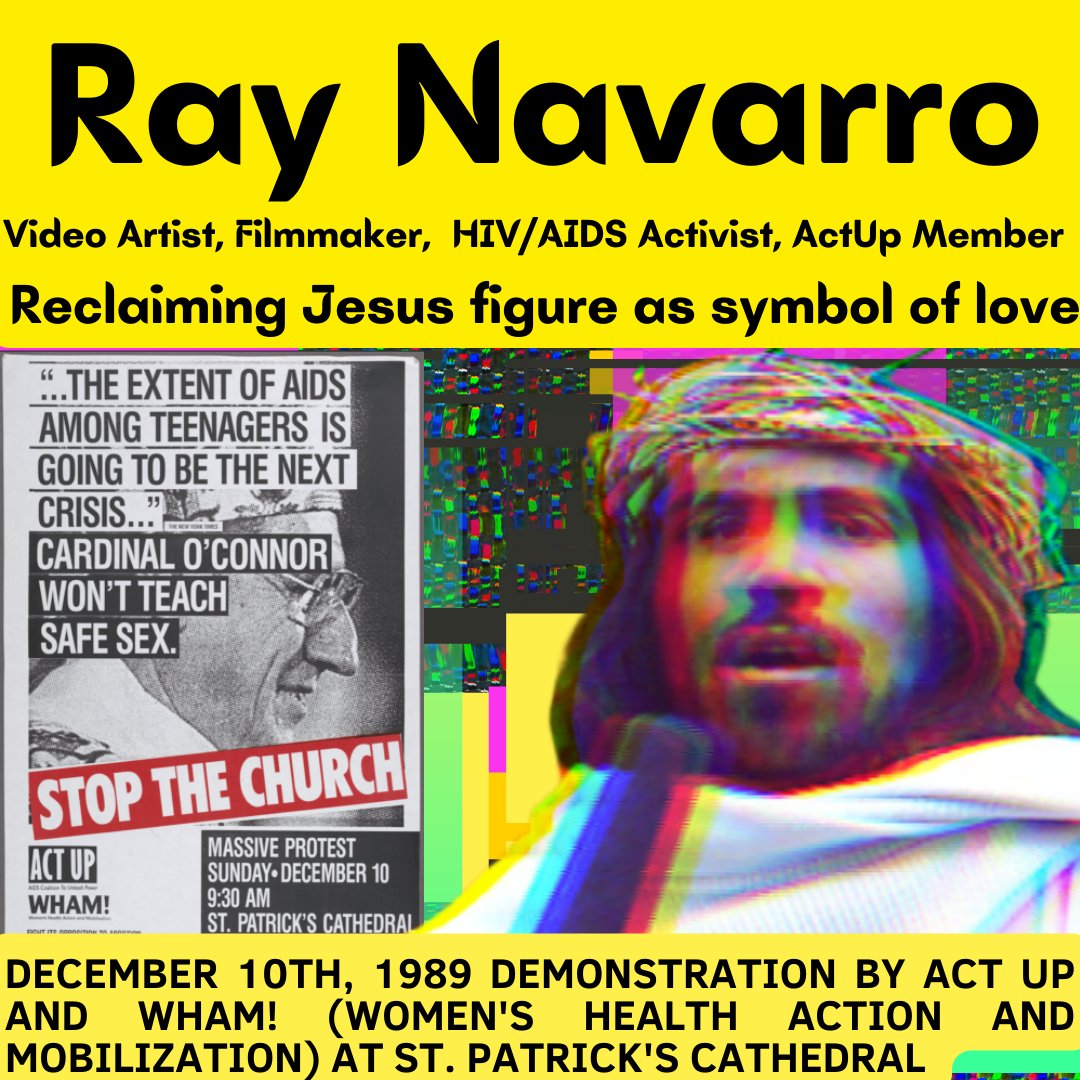 gensXprof's tweet photo. Ray Navarro Endures. 
#raynavarro #actup #hivaids #latinx #latinxheritagemonth #latine #lgbt #queer #queertheory #criticaltheory #feministtheory #feminism #actvism #art #performanceart #wgss #genderstudies #nmsu https://t.co/w41IiuSJxv
