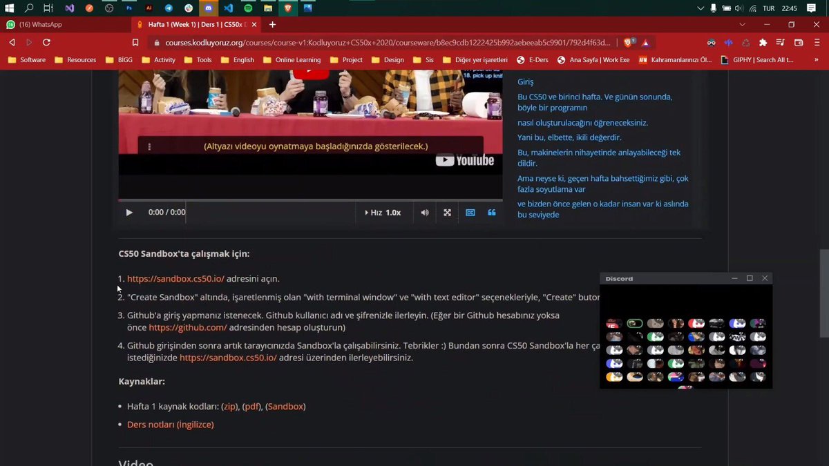 2022-2023 yılının ilk etkinliği olarak gerçekleştirdiğimiz Cs50x YAGET’ in açılış oturumuna ait kayıt videosudur. Yayında katılımcı grubumuz, sistemin ilerleyişi ve program takvimi hakkında bilgi verildi.
youtu.be/cPZ2VEV18zQ

#CS50x #kodluyoruz