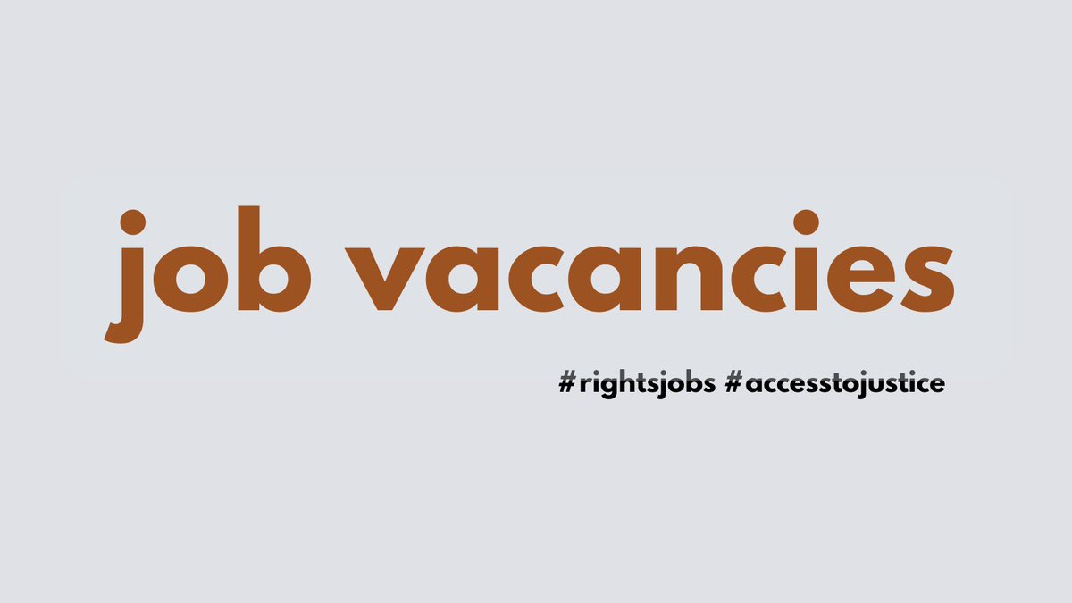 Job vacancies: @BestwoodC and @NottinghamLC are recruiting for two Benefits Advisers rightsnet.org.uk/jobs/benefits-… #rightsjobs #accesstojustice