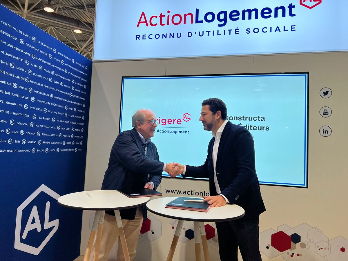 "Favoriser le #développement #immobilier avec un #promoteur qui pourra nous garantir audace architecturale, qualité d’usages et du bâti, durabilité du projet est déterminant pour notre #croissance et bénéfique pour les #territoires  et nos #locataires" souligne <a href="/JobbeStanislas/">StanJobbeduval</a> DG