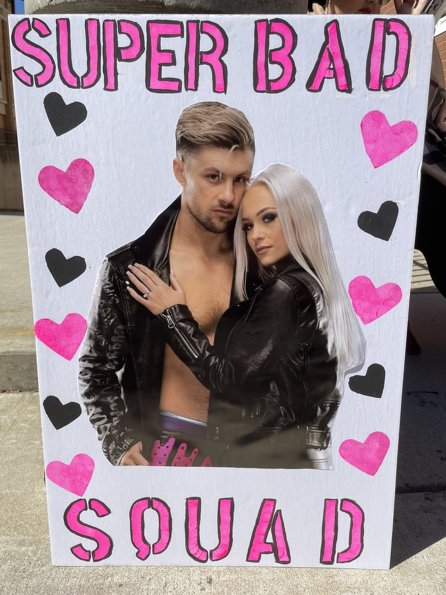 KelseyWrestlin's tweet photo. #Superbad @thePenelopeFord and @TheKipSabian #AEW #AEWPHILLY https://t.co/kJU8cK2AWJ