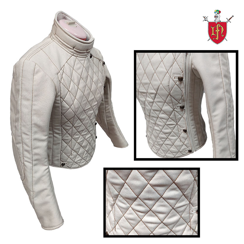 FuduliNico's tweet photo. CHAQUETILLA DE ESGRIMA HISTÓRICA PARA MUJER
Confeccionada en algodón tipo sarga, su interior acolchado de algodón y mezcla con forro de fibra transpirable. Ref.: 112CHRM095112
https://t.co/kw82hewmjc #espada
#ropera #sword #rapier #esgrima #esgrimahistorica #esgrimaantigua #hema https://t.co/XUSEdesvRG