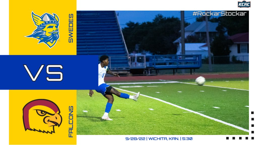 ⚽️ CONFERENCE GAME DAY ⚽️

🆚 Friends University
🕚 5:30 PM 
📍 Wichita, Kan. 
🎥 kcacnetwork.com/?B=434628