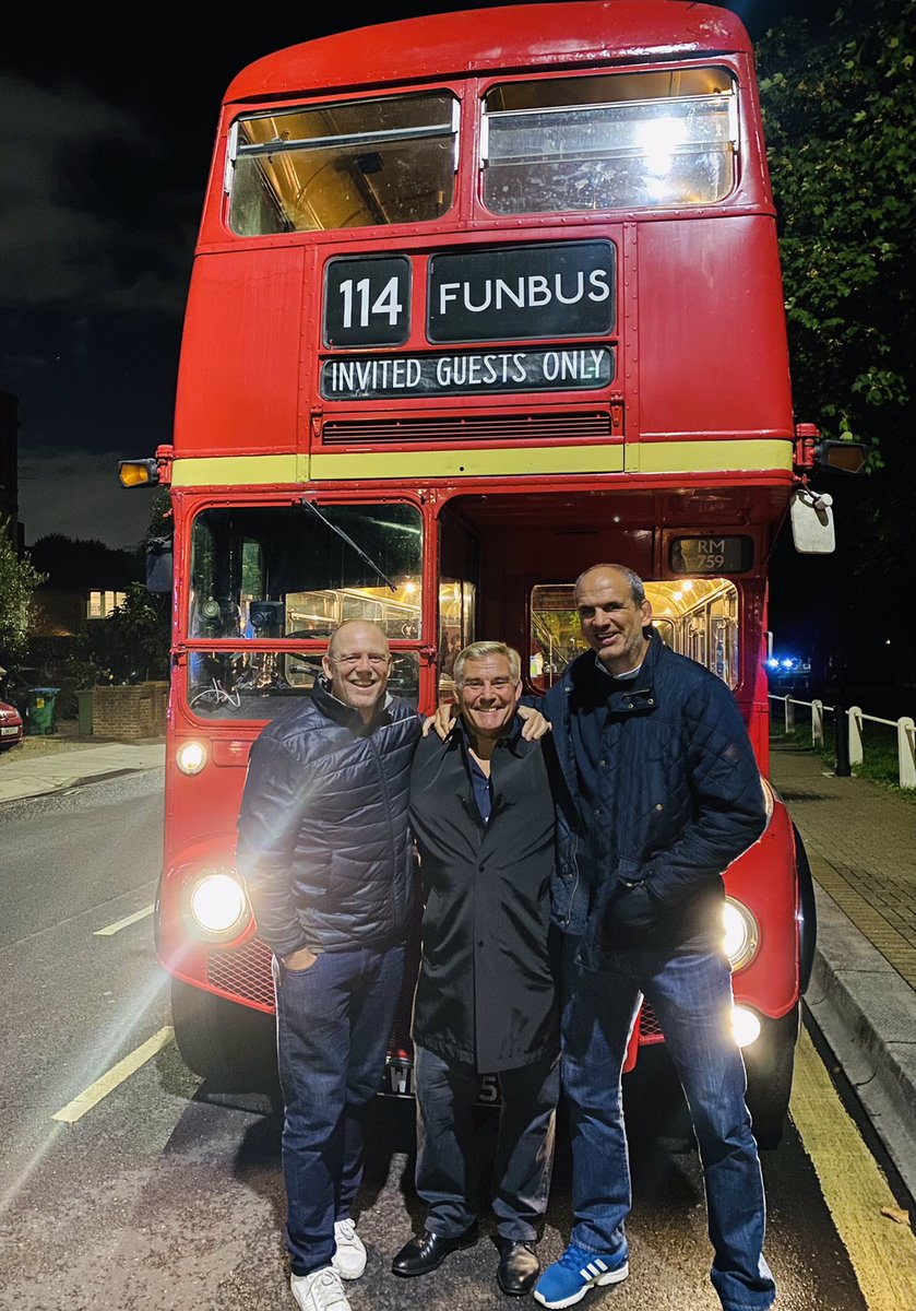 Making their FunBus debuts are two men who played a huge role in our 2003 Rugby World Cup win and arguably two of the most ‘charismatic’ players in the squad! Welcome on board Johno & @miketindall13