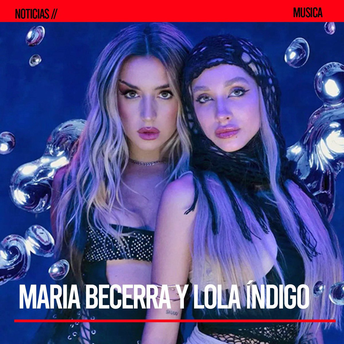 La cantante argentina Maria Becerra se une a la artista española Lola Índigo para lanzar el nuevo single “Discoteka”.