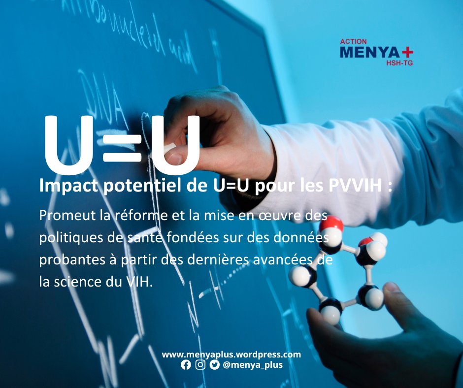 menya_plus's tweet photo. Impact  potentiel de #u=u pour les personnes vivant avec le #VIH .
#actionmenyaplus  
#indétectableégaleintransmissible 
#santésexuelleetreproductive  
#Burundi https://t.co/y355n1CCPj